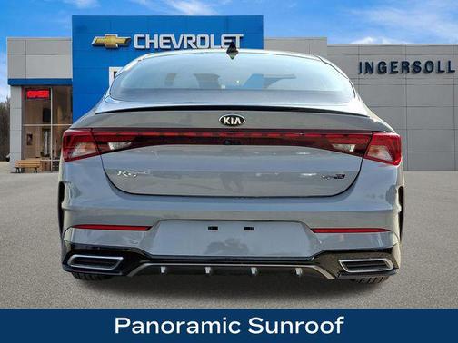 Wolf Gray 2021 Kia K5 GT-Line