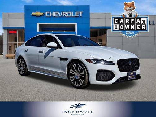 White 2023 Jaguar XF R-Dynamic SE P300 AWD Automatic