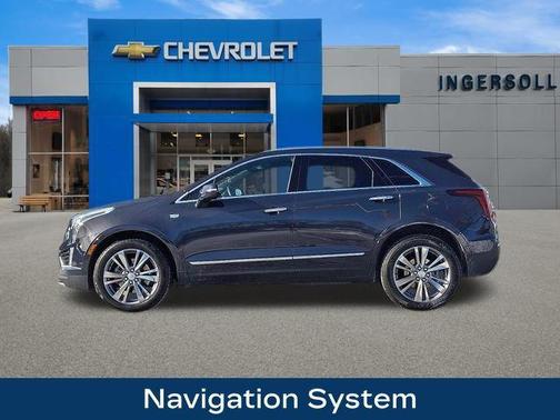 Midnight Sky Metallic 2025 Cadillac XT5 Premium Luxury