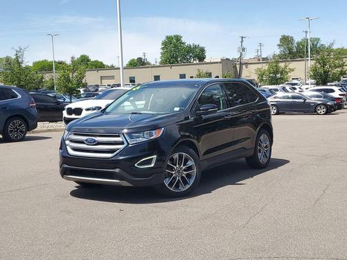 SHADOW BLACK 2017 Ford Edge Titanium
