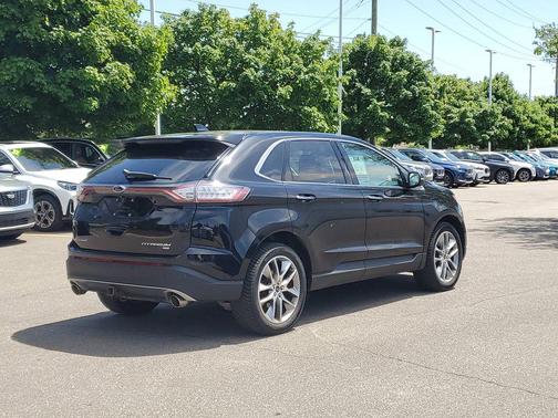 SHADOW BLACK 2017 Ford Edge Titanium
