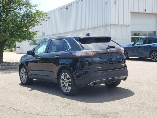 SHADOW BLACK 2017 Ford Edge Titanium