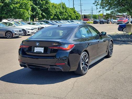 Black Sapphire Metallic 2023 BMW i4 Gran Coupe M50