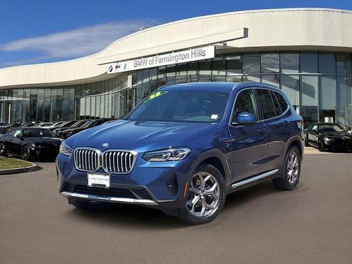 Blue Metallic 2023 BMW X3 xDrive30i