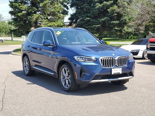 Blue Metallic 2023 BMW X3 xDrive30i