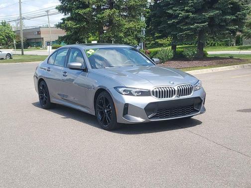 Skyscraper Grey Metallic 2023 BMW 330e xDrive