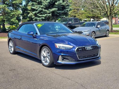 Blue Metallic 2021 Audi A5 45 Premium Plus