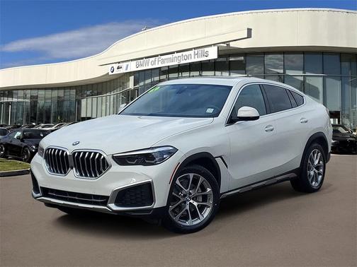 Alpine White 2023 BMW X6 xDrive40i