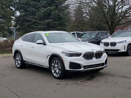Alpine White 2023 BMW X6 xDrive40i