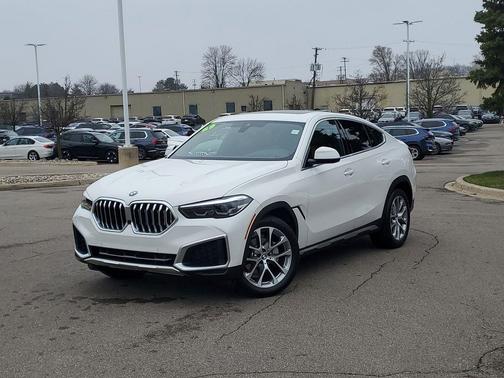 Alpine White 2023 BMW X6 xDrive40i