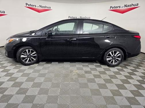 Black 2025 Nissan Versa 1.6 S