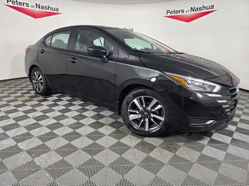 Black 2025 Nissan Versa 1.6 S