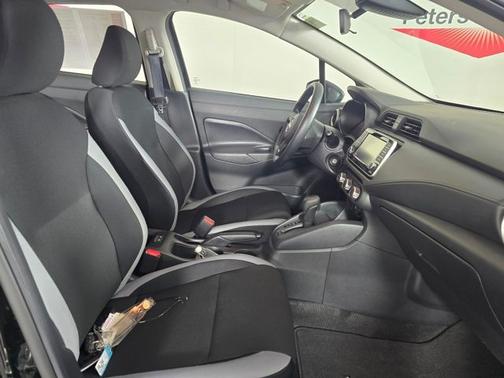 Black 2025 Nissan Versa 1.6 S