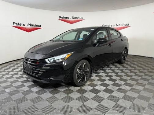 Black 2025 Nissan Versa 1.6 SR