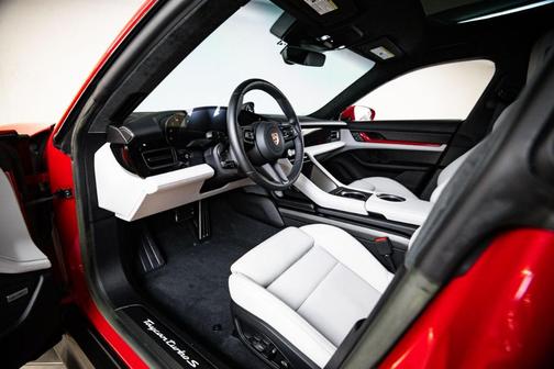 Carmine Red 2022 Porsche Taycan Turbo S