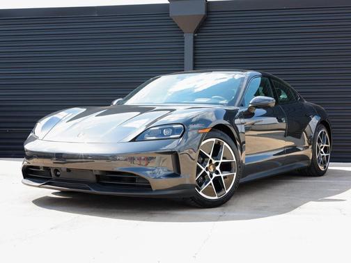 Gray 2025 Porsche Taycan 4