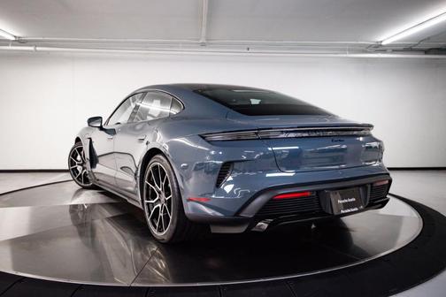 Blue 2026 Porsche Taycan Turbo