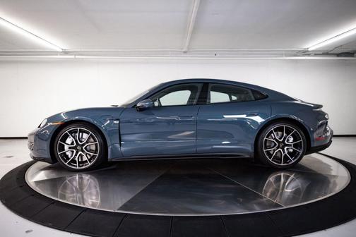 Blue 2026 Porsche Taycan Turbo