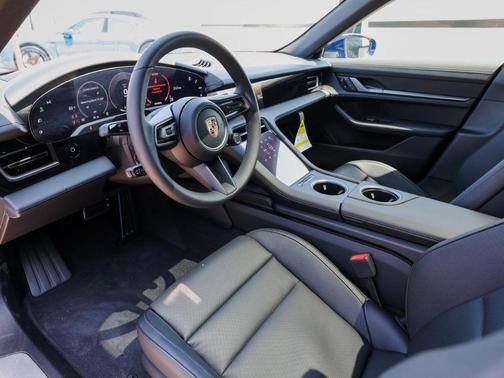 Blue 2025 Porsche Taycan 4