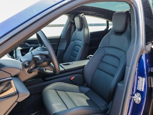 Blue 2025 Porsche Taycan 4