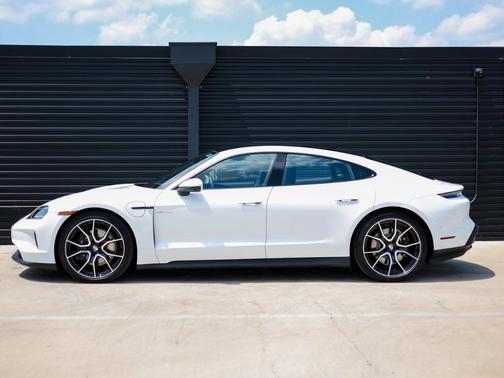 White 2026 Porsche Taycan 4