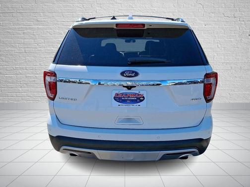 White Platinum Clearcoat Metallic 2016 Ford Explorer Limited