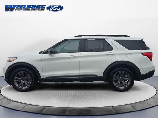 STAR WHITE MET TRI-COAT 2021 Ford Explorer XLT