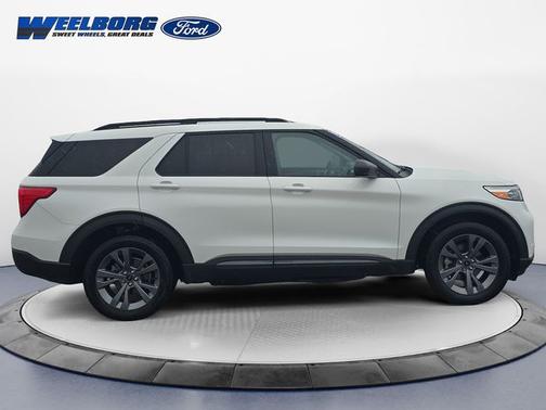 STAR WHITE MET TRI-COAT 2021 Ford Explorer XLT