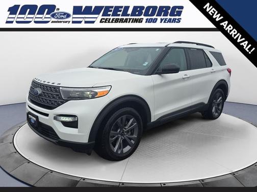 STAR WHITE MET TRI-COAT 2021 Ford Explorer XLT