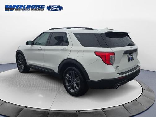 STAR WHITE MET TRI-COAT 2021 Ford Explorer XLT
