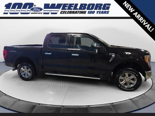 AGATE BLACK METALLIC 2022 Ford F-150 XLT