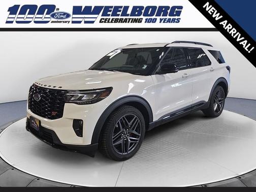 STAR WHITE MET TRI-COAT 2025 Ford Explorer ST