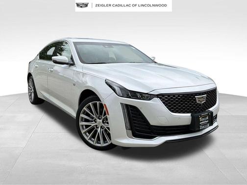Crystal White Tricoat 2023 Cadillac CT5 Premium Luxury