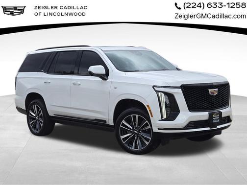 Crystal White Tricoat 2025 Cadillac Escalade Sport