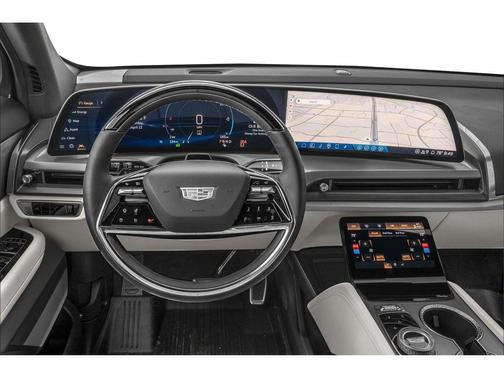 Vibrant White Tricoat 2026 Cadillac VISTIQ Luxury