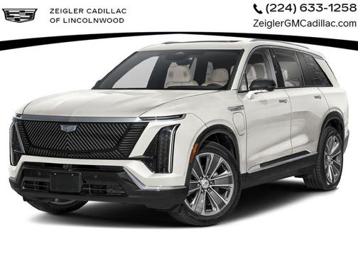 Vibrant White Tricoat 2026 Cadillac VISTIQ Luxury
