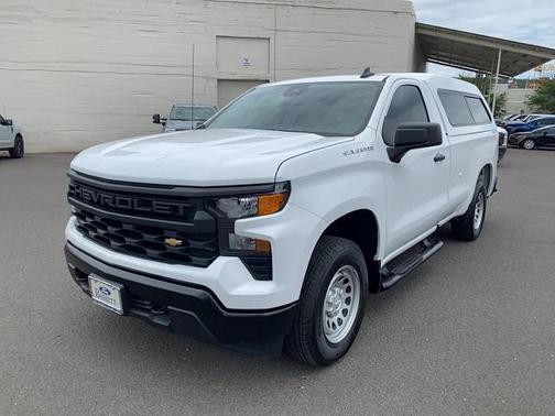 Summit White 2025 Chevrolet Silverado 1500 WT
