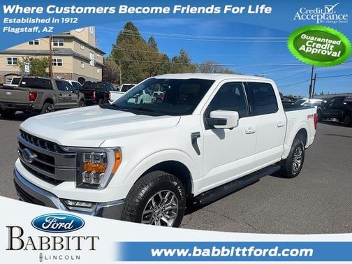 STAR WHITE METALLIC TRICOAT 2022 Ford F-150 LARIAT