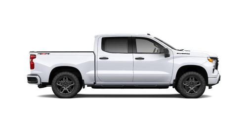Summit White 2026 Chevrolet Silverado 1500 Custom