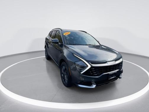 Gray 2025 Kia Sportage Hybrid SX-Prestige