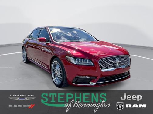 Red 2020 Lincoln Continental Reserve