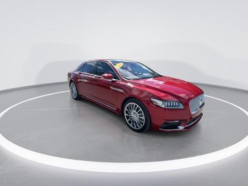 Red 2020 Lincoln Continental Reserve