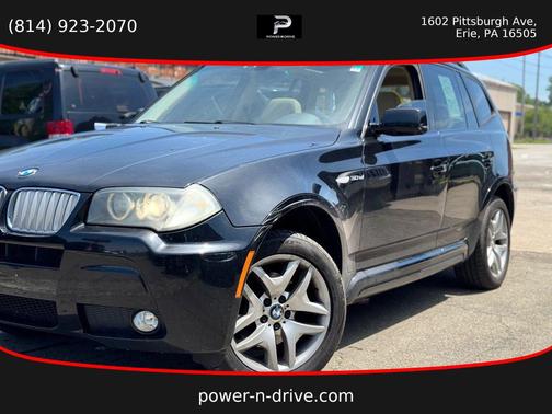 Jet Black 2008 BMW X3 3.0si