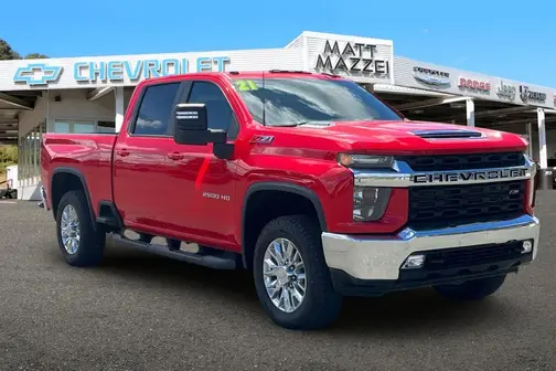 Red 2021 Chevrolet Silverado 2500 LT