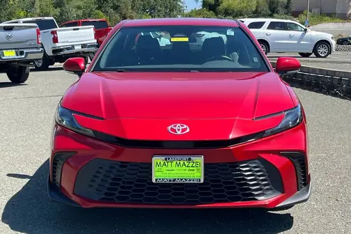 Red 2025 Toyota Camry SE