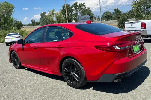 Red 2025 Toyota Camry SE