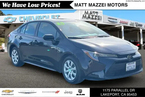 Black 2025 Toyota Corolla LE