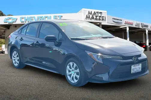 Black 2025 Toyota Corolla LE