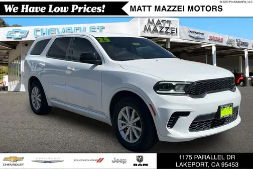 White 2025 Dodge Durango GT
