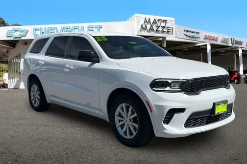 White 2025 Dodge Durango GT